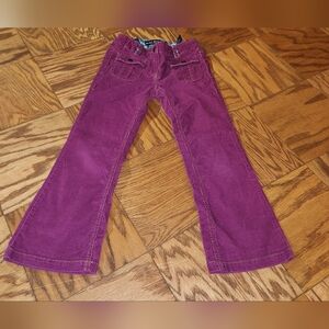 Mini Boden Pink Jeans with Floral Trim